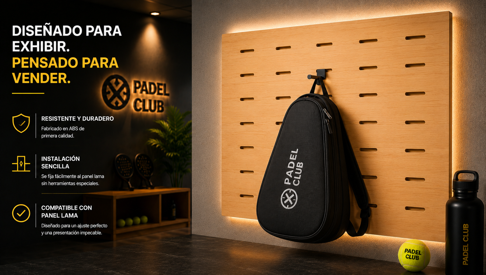 ganchos expositores